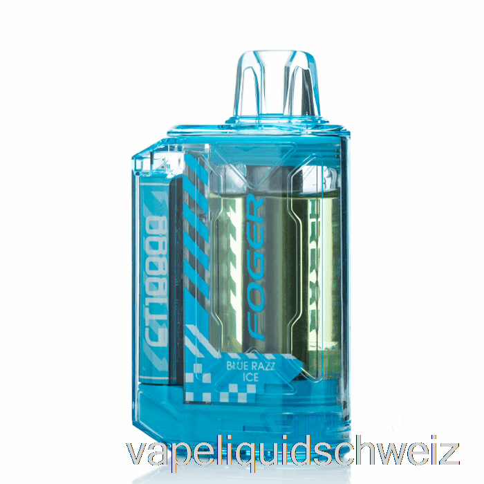 Foger CT10000 Einweg Blue Razz Ice Vape Liquid E-Liquid Schweiz